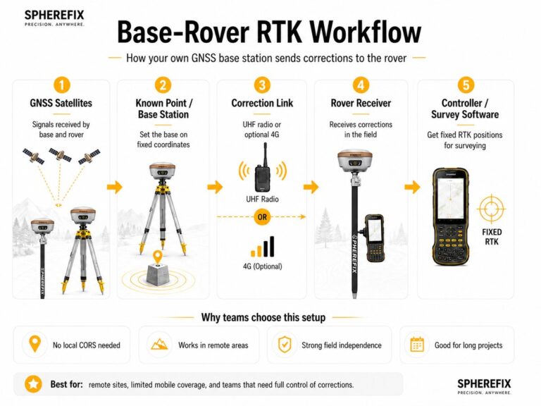 RTK Base and Rover Setup: What to Confirm Before Buying a Survey Kit